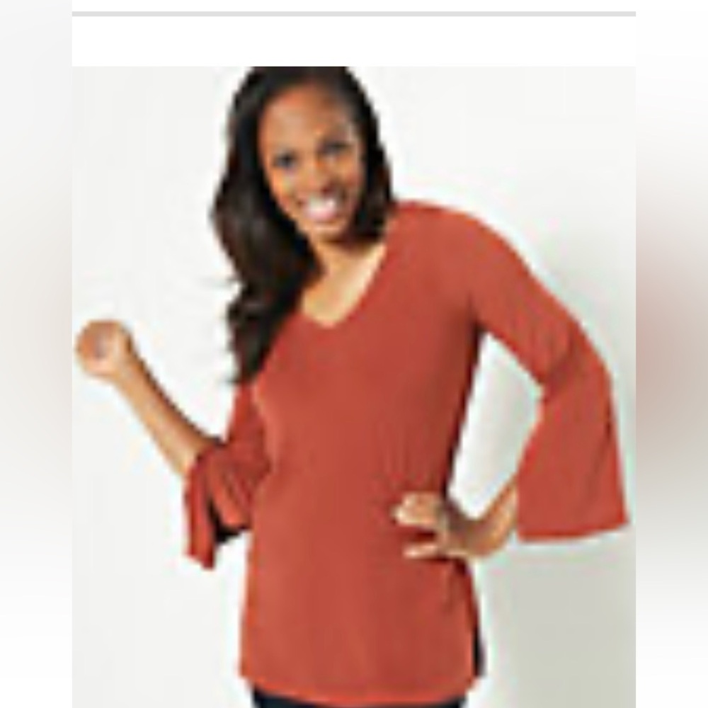 Susan Graver LiquidKnit V-neck Tunic